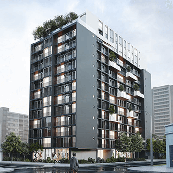 Render Edificio Proyecto Santa Elvira